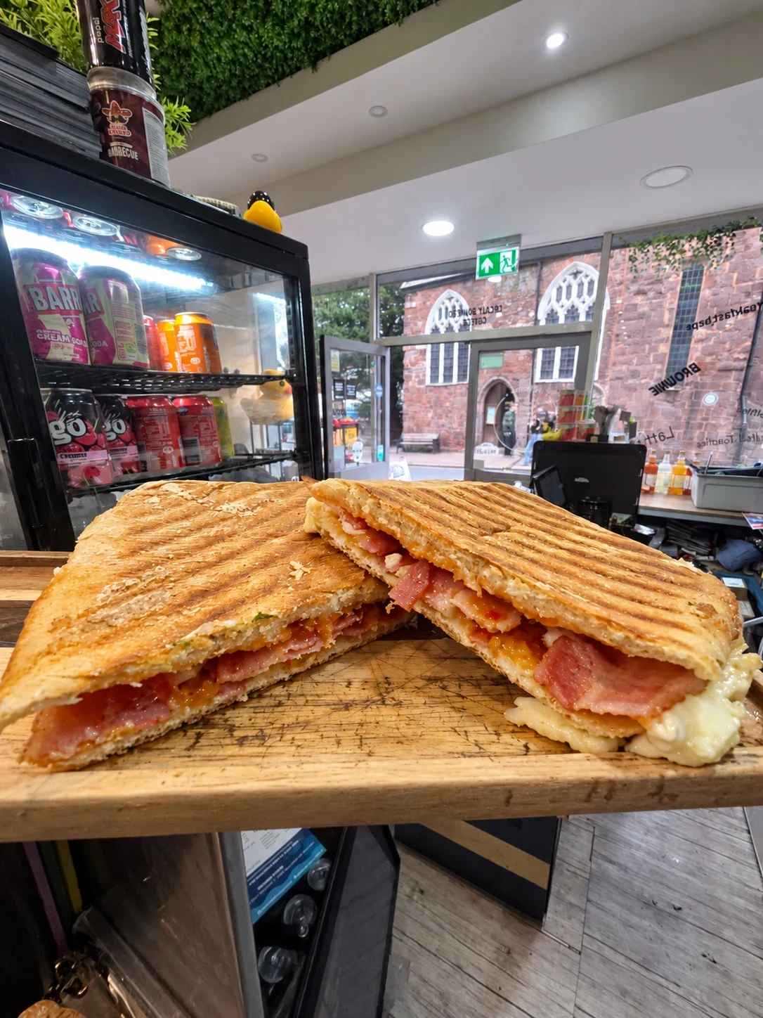 Bacon, Brie & Sweet Chilli Toastie