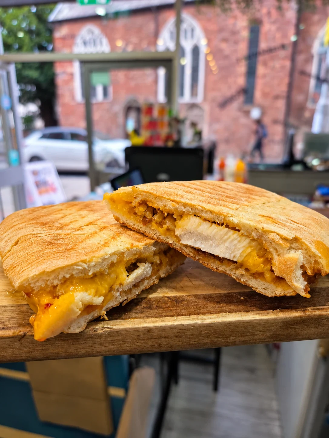Southern Fried Chicken Toastie